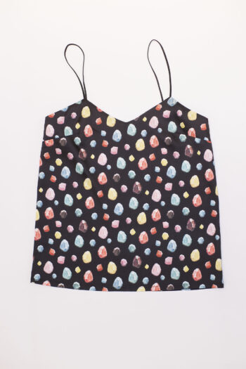 baby diamonds strappy top overhead 1 • Sassa Björg