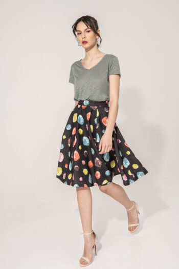 panel skirt with baby diamonds main 1 &bull; Sassa Björg