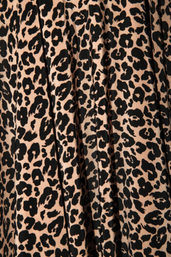 leopard circle skirt fabric 1 &bull; Sassa Björg