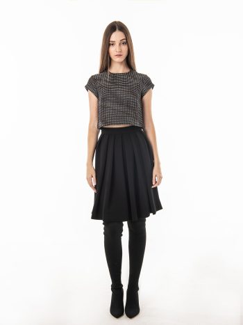 Black pleated skirt full &bull; Sassa Björg