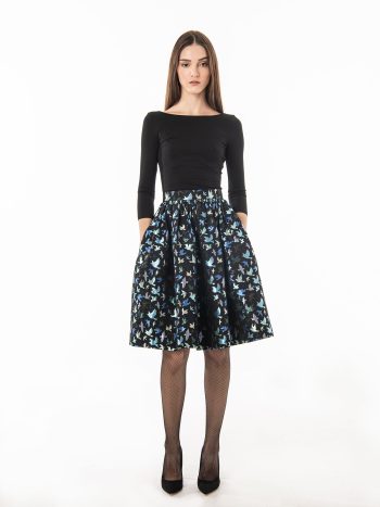 Dove pattern skirt full &bull; Sassa Björg