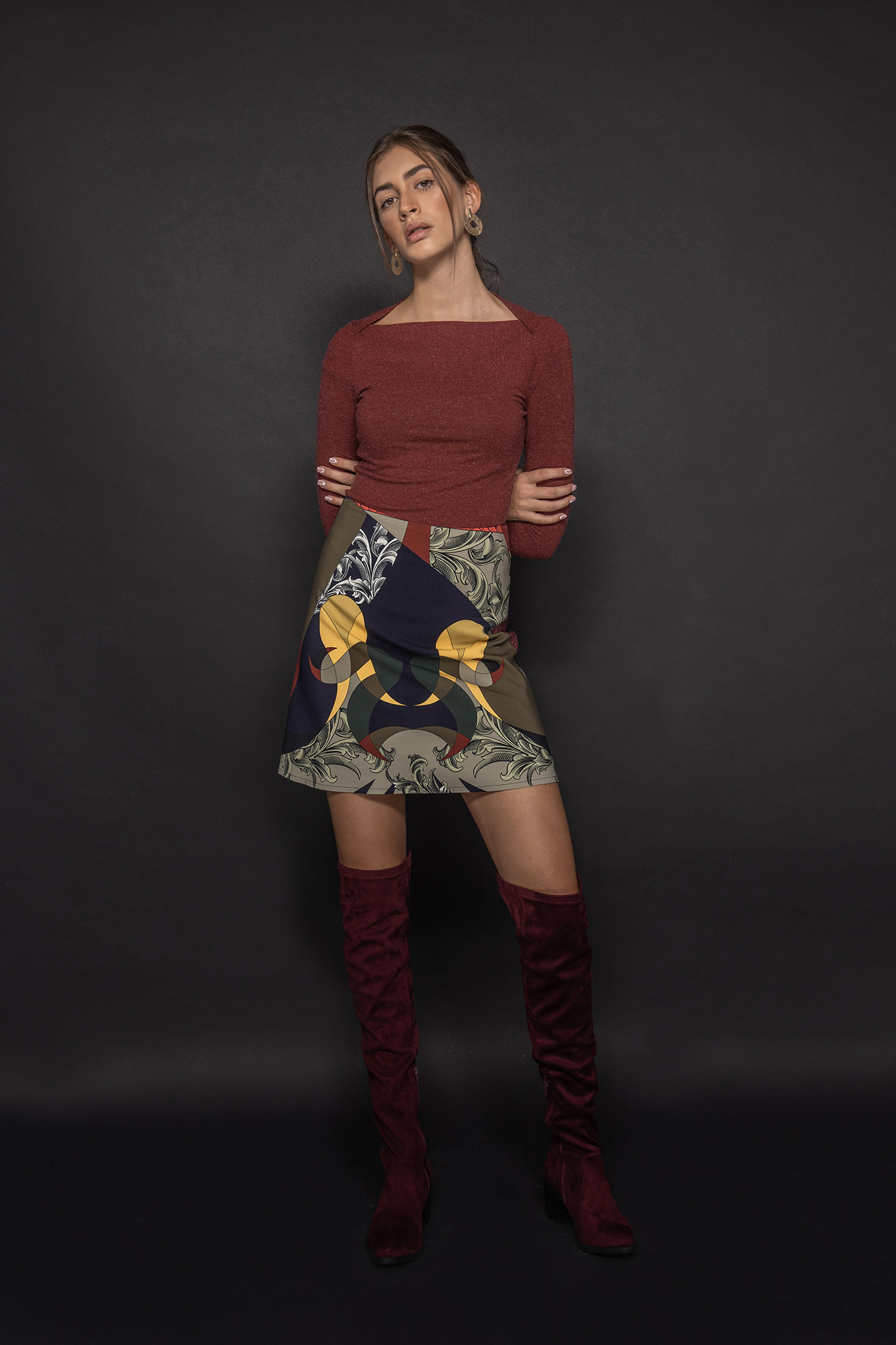 a shaped mini skirt collage full size • Sassa Björg