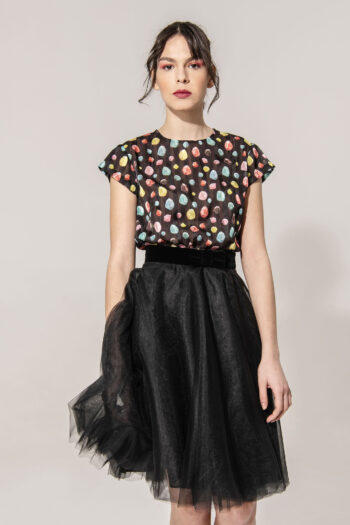 baby diamonds shirt front crop &bull; Sassa Björg