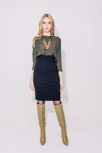 black pencil skirt front &bull; Sassa Björg