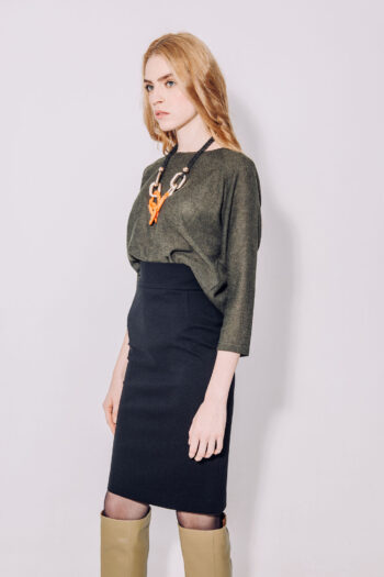 black pencil skirt main &bull; Sassa Björg