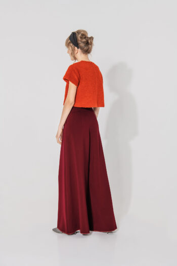 bordo pants skirt punto di milano back • Sassa Björg