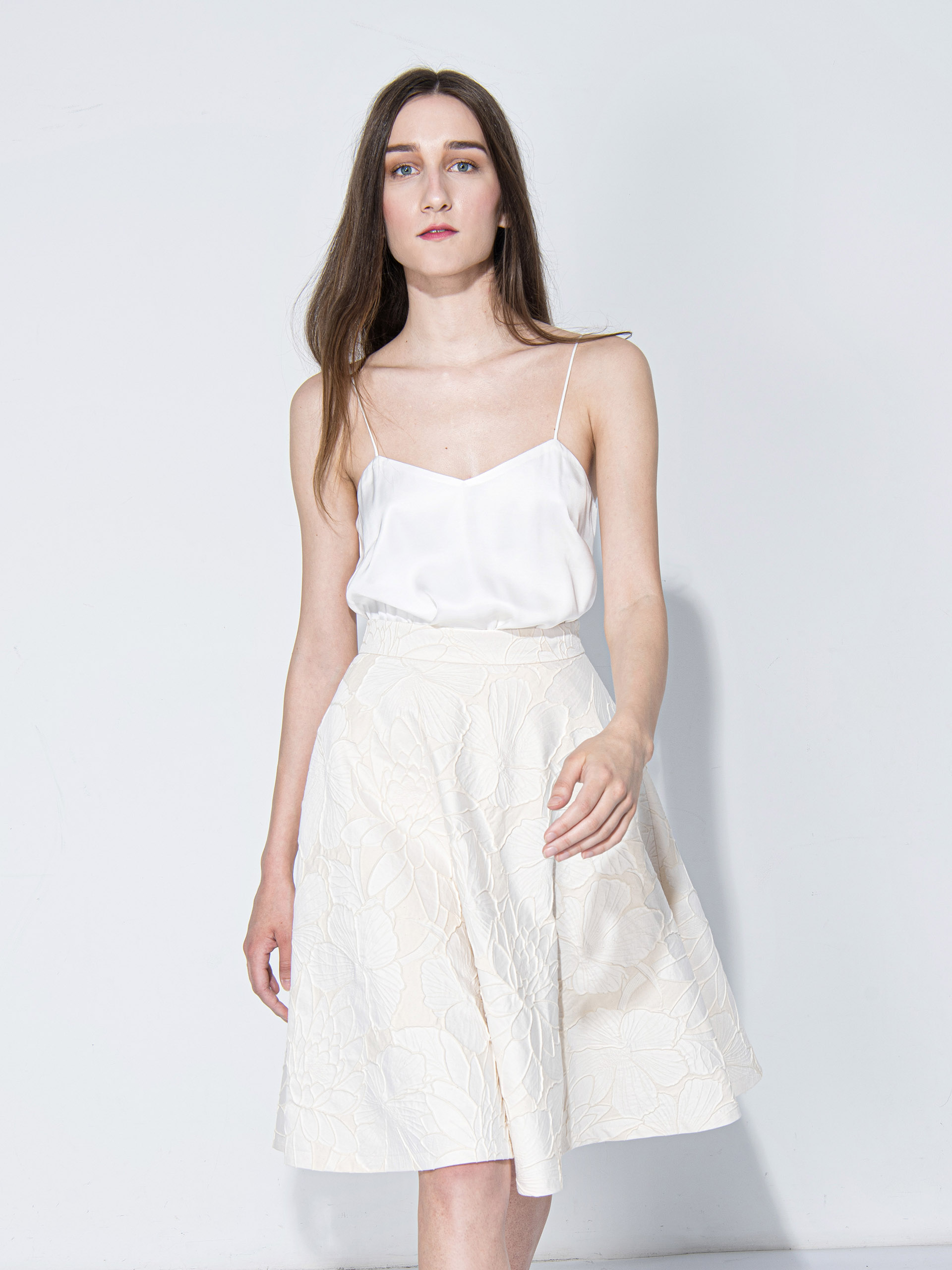 white strappy top walking • Sassa Björg