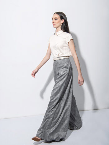 Skirt pants with silver sheen walking &bull; Sassa Björg