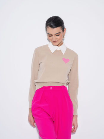 hearty sweater beige &bull; Sassa Björg