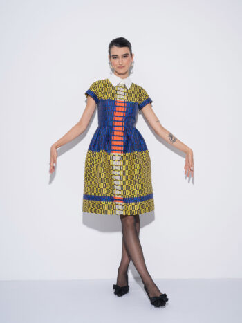 jacquard tiles dress &bull; Sassa Björg