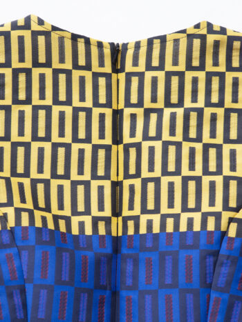 jacquard tiles dress fabric &bull; Sassa Björg