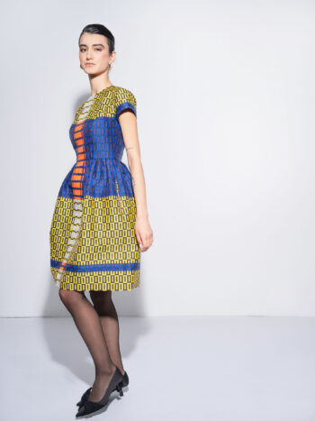 jacquard tiles dress walking &bull; Sassa Björg