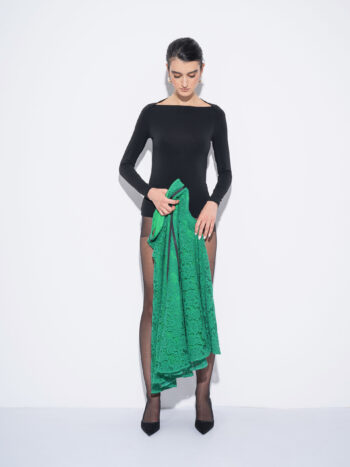 lush green lace skirt off &bull; Sassa Björg