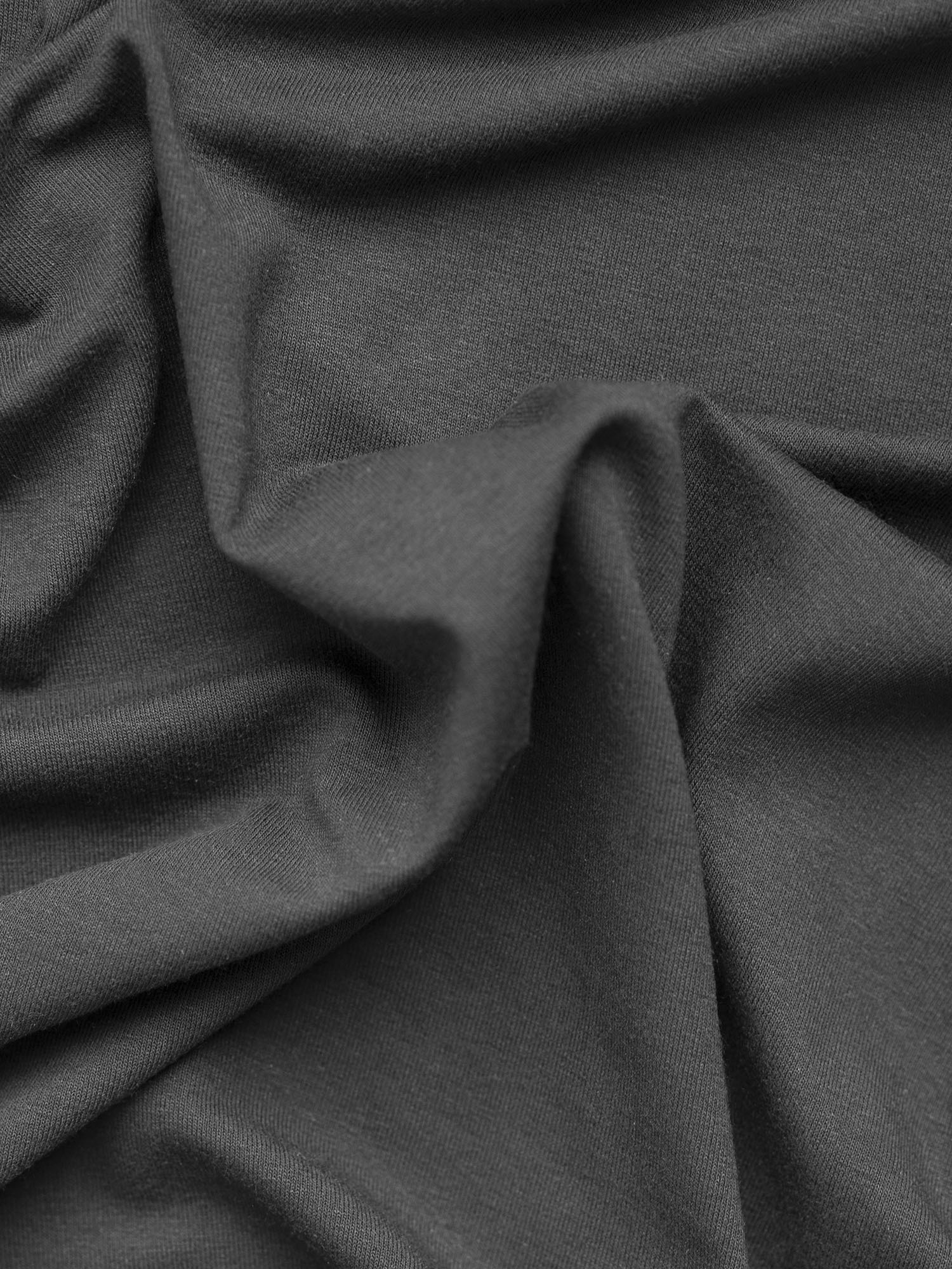 black low back blouse fabric • Sassa Björg