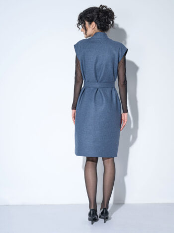 double breasted vest dress back tied up &bull; Sassa Björg