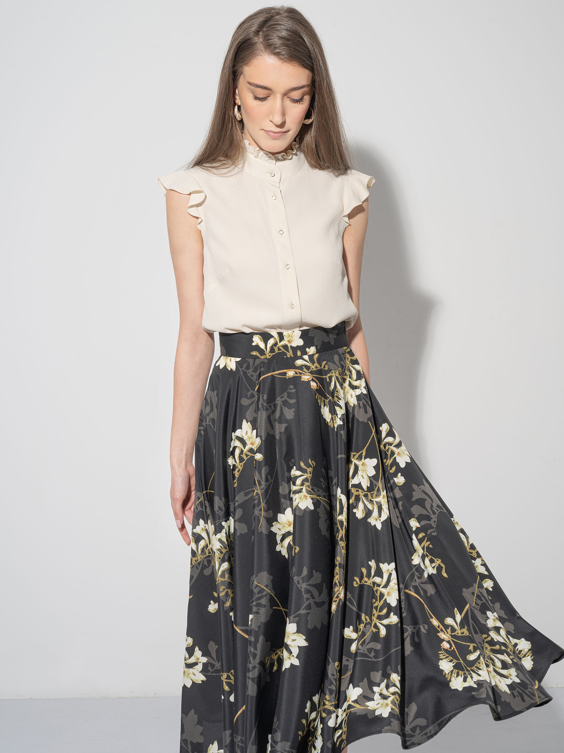cloche skirt freesia flowers crop • Sassa Björg