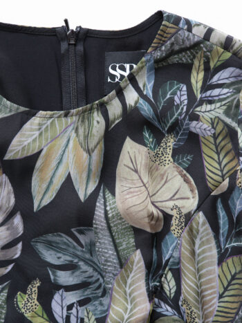 tropical canopy dress fabric &bull; Sassa Björg