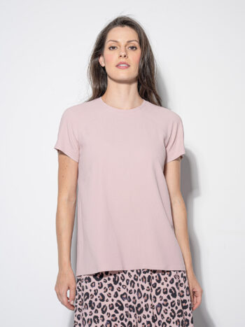 rose ash blouse untucked crop &bull; Sassa Björg