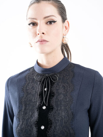 astra lace dress string bow crop &bull; Sassa Björg