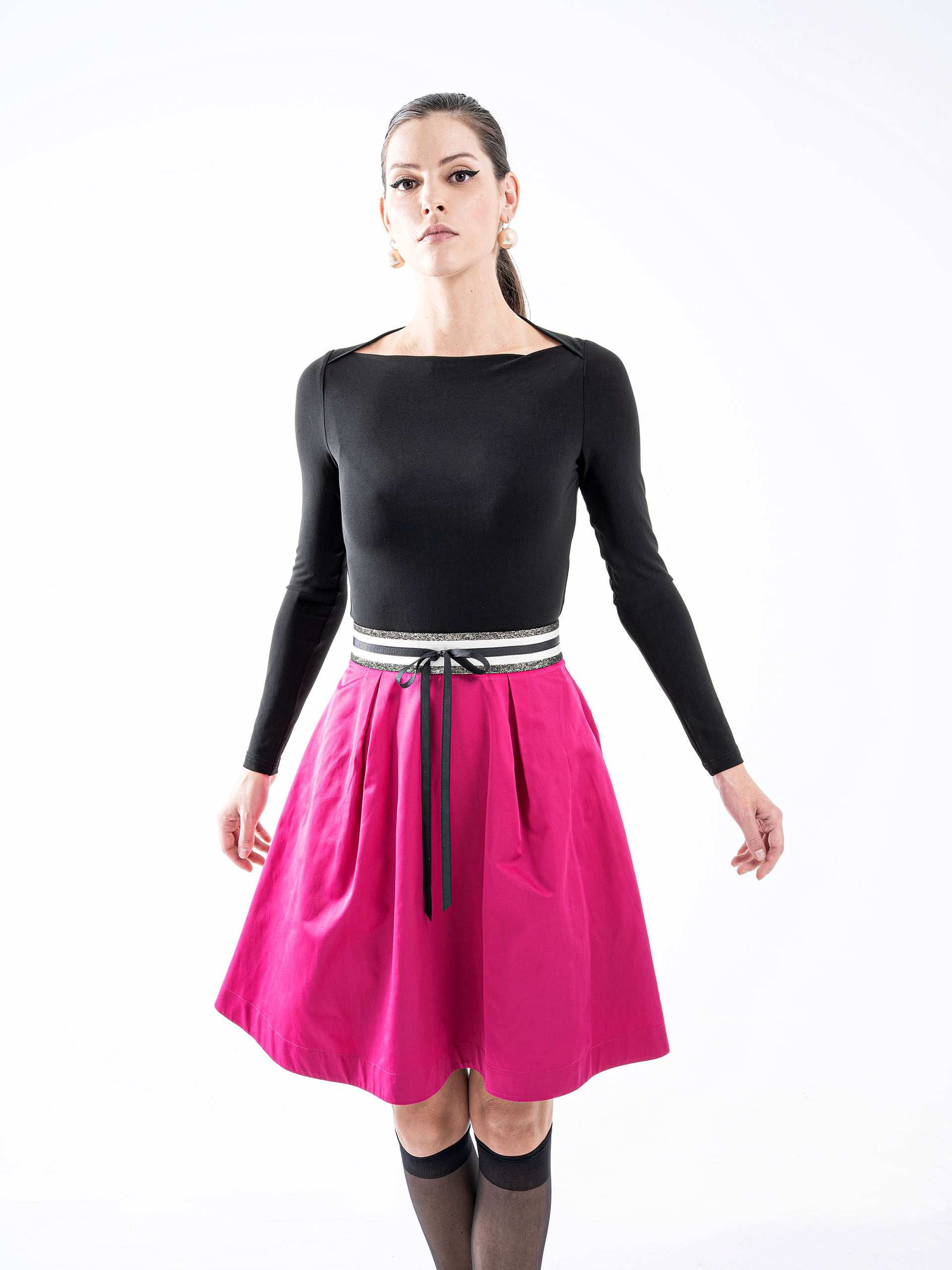 bell shaped magenta skirt • Sassa Björg