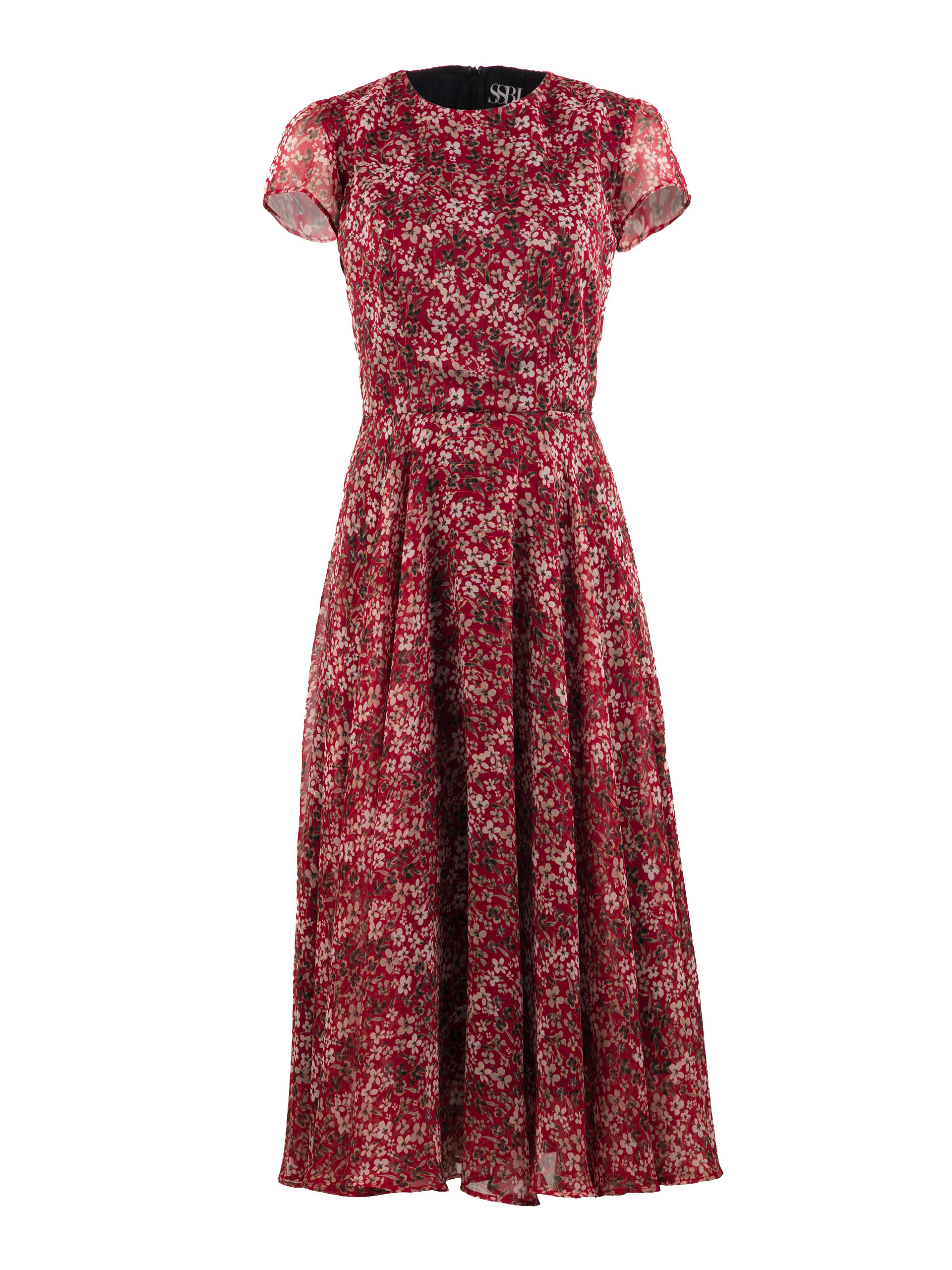 peach blossom ethereal long dress • Sassa Björg