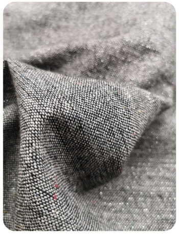 grey tweed skirt with a bow fabric • Sassa Björg