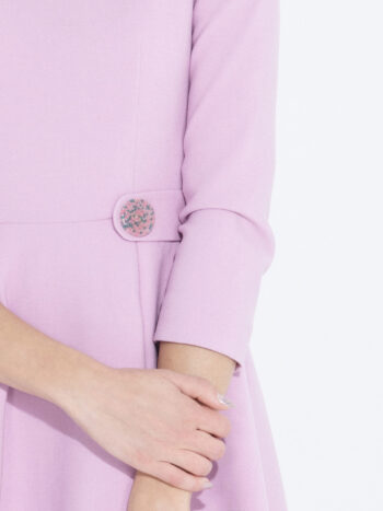 lilac dress with a belt crop • Sassa Björg