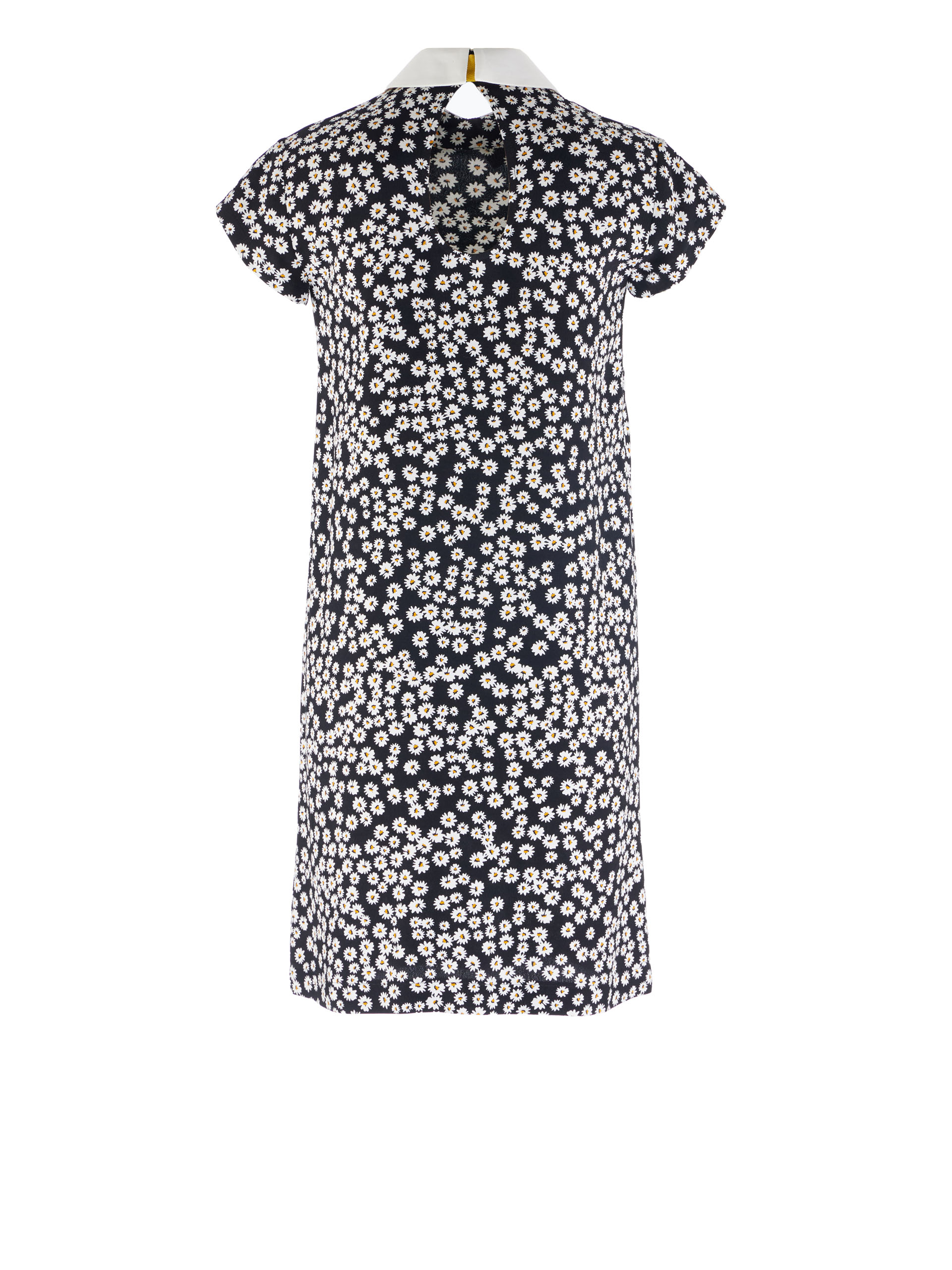 daisy print a line mini dress back • Sassa Björg